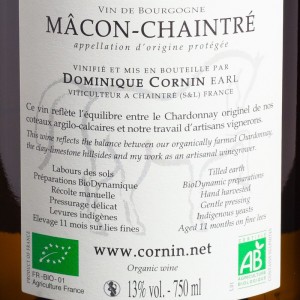 Vin blanc Mâcon-Chaintré Les Serreuxdières 2018 Domaine Cornin 75cl  Vins blancs
