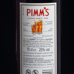 Liqueur Pimm's N°1 25% 70cl  Liqueurs et crèmes