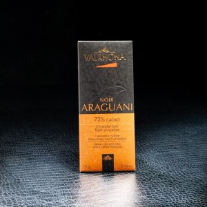 Valrhona noir Araguani 72% 70gr  Tablettes de chocolat