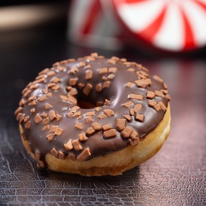 Mini donut chocolat noir  Amérique