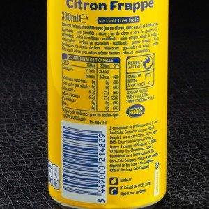 Fanta citron frappé 33cl  Sodas