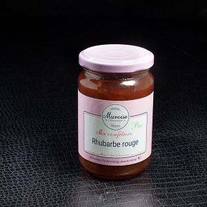 Muroise rhubarbe rouge 350g  Confitures