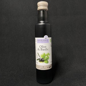 Huile d'olive & basilic bio Bio Planète 250ml  Huiles