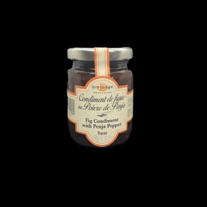 Condiment de figue au poivre de Penja Terre Exotique 90gr  Accompagnement pour foie gras