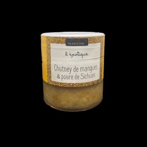 Chutney de mangues & poivre de Sichuan Savor&Sens 100gr  Accompagnement pour foie gras