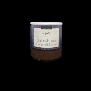 Chutney de figues au vinaigre Balsamique Savor&Sens 100gr  Accompagnement pour foie gras