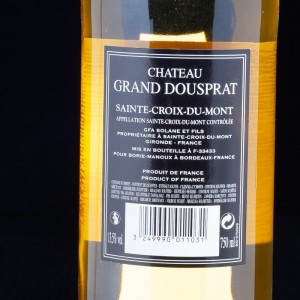 Vin blanc Sainte Croix du Mont 2018 Château Grand Dousprat 75cl  Vins blancs
