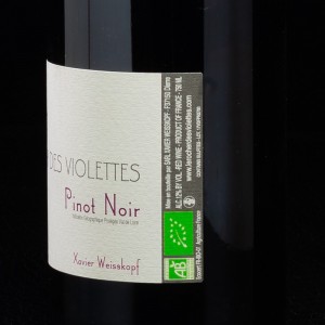Vin rouge Val de Loire IGP Pinot Noir 2017 Domaine X.Weisskopf 75cl  Vins bio