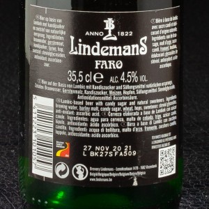 Bière Aromatisée Lindemans Faro 4.20% 25cl  Bières aromatisées