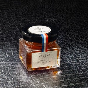 Miel Acacia et cognac Hédène 40gr  Miels