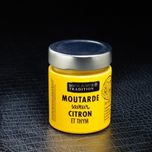 Moutarde citron thym Savor&Sens 100gr  Moutarde
