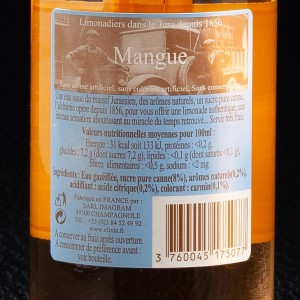 Limonade mangue Elixia 33cl  Limonades, limes et tonics