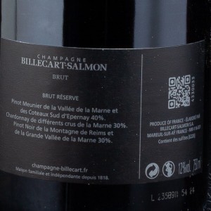 Billecart-Salmon Brut Blanc "Réserve" 75cl  Champagnes