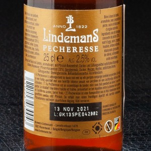 Bière Lindemans Pècheresse 2.50% 25cl  Bières aromatisées