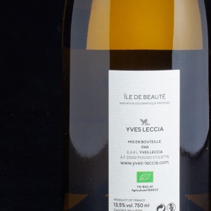 Vin blanc Île de Beauté 2019 Domaine Yves Leccia 75cl  Vins blancs