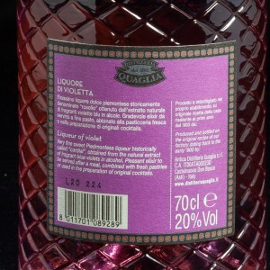 Liqueur Violet 70cl Quaglia 20%  Liqueurs et crèmes