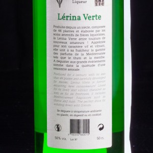 Liqueur Lérina Verte 50cl Abbaye de Lérins 50%  Liqueurs et crèmes
