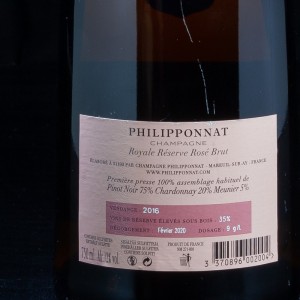 philipponnat champagne royale reserve rose brut  Dossier alcool pour virgilio