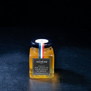 Miel d'acacia et gelée royale de France Hédène 125g  Miel