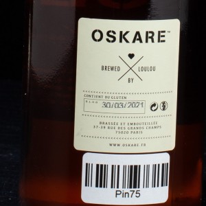 Bière pale ale artisanale Pincette Oskare 6,2% 33cl  Bières aromatisées
