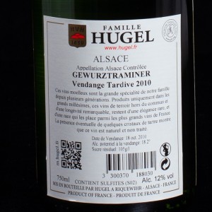 Vin blanc Famille Hugel Gewurztraminer 2010 Domaine Hugel 75cl  Vins blancs
