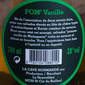 Arrangé calvados pomme vanille 70cl  Calvados