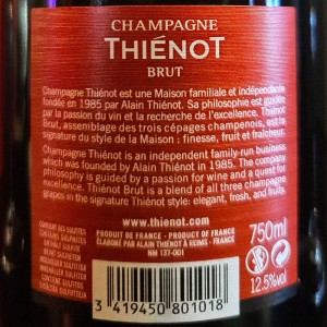 Coffret champagne Thiénot 2 flûtes 75cl  Spécial Saint-Valentin