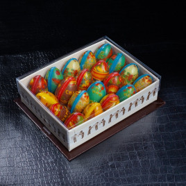NPT - Coffret 20 oeufs Agates Chapon  A NE PAS TOUCHER