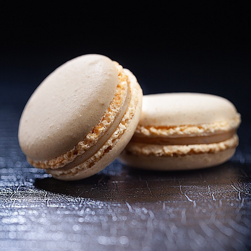 Macaron vanille  Macarons sucrés