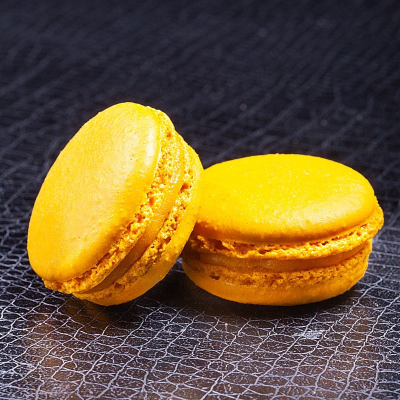 Macaron mangue  Macarons sucrés