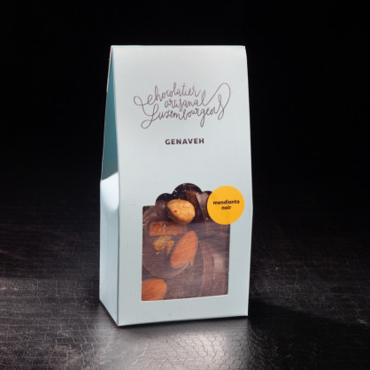 Chocolat mendiants noir 100g Genaveh  Bonbons chocolat