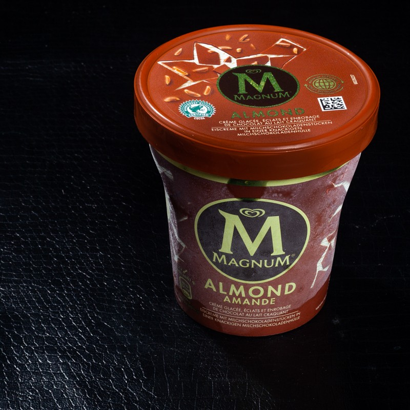 Glace en pot amande Magnum 440ml  Glaces en pots