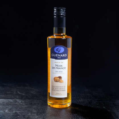 Huile de noix de France 100% vierge 25cl Guénard  Huiles