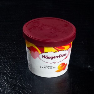 Glace en pot mangue & framboise 95ml Häagen-Dazs  Glaces