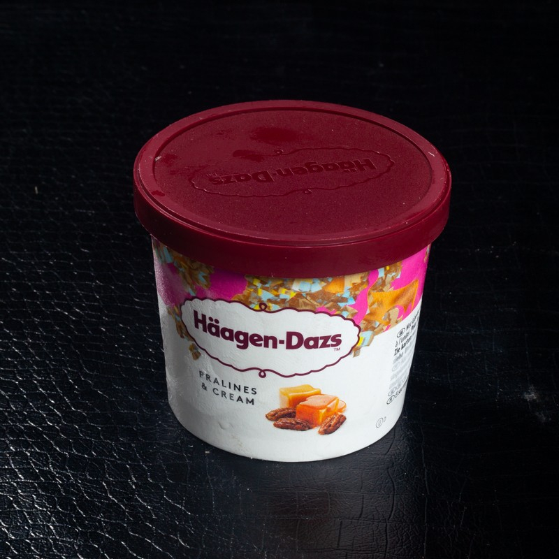 Glace en pot praline & cream 95ml Häagen-Dazs  Glaces