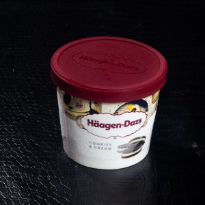 Glace en pot cookie & cream 95ml Häagen-dazs  Glaces