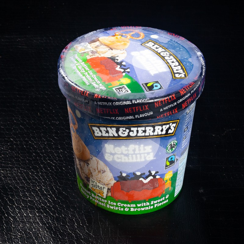 Glace en pot Netflix & Chill Ben & Jerry's 465ml  Notre sélection d'Été