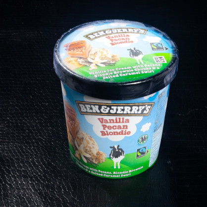 Glace vanille pécan blondie 465ml Ben & Jerry's  Crème glacée