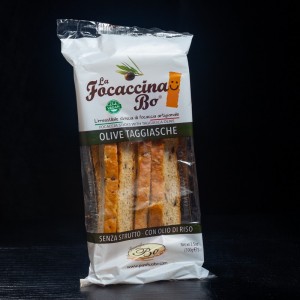 Focaccina Bo olive taggiashe 100g  Crackers