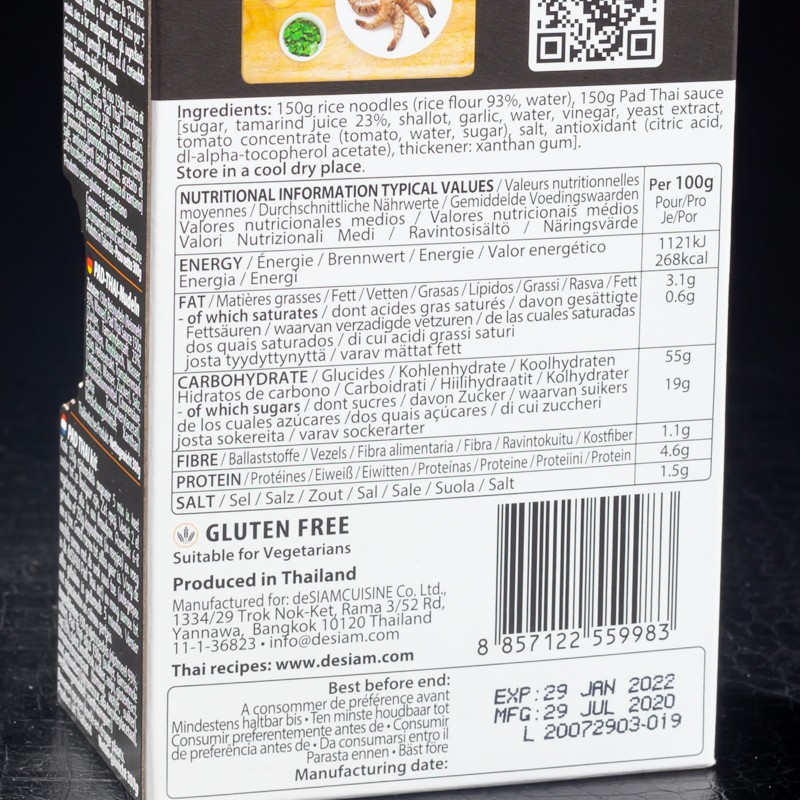 NPT- Kit nouilles pad-thaï deSiam 300g  A NE PAS TOUCHER