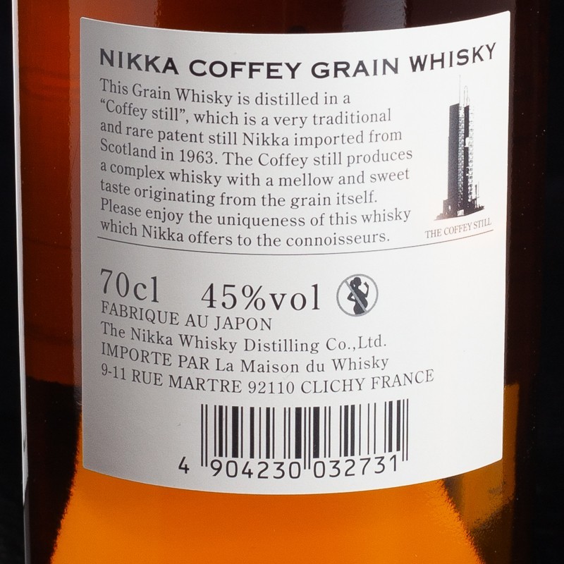 Whisky Nikka coffey grain 45% 70cl  Single grain