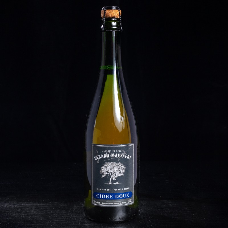 Cidre doux 100% pur jus Gérard Maeyaert 75cl  Cidres