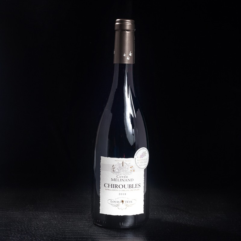 Vin rouge Chiroubles AOP cuvée Mélinand 2018 Domaine Louis Tête 75cl  Vins rouges