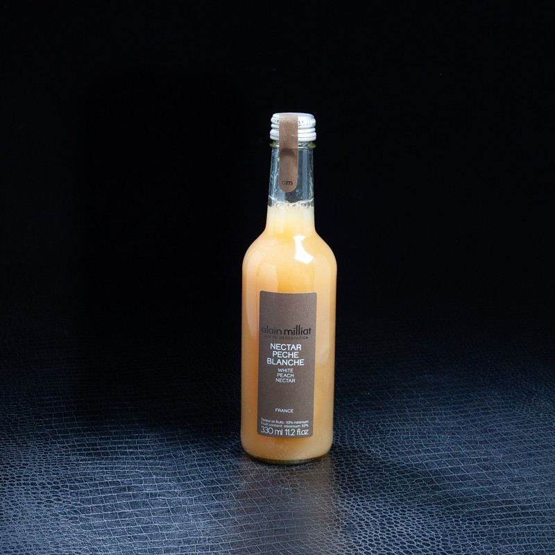 Nectar de pêche blanche Alain Milliat 33cl  Jus de fruits