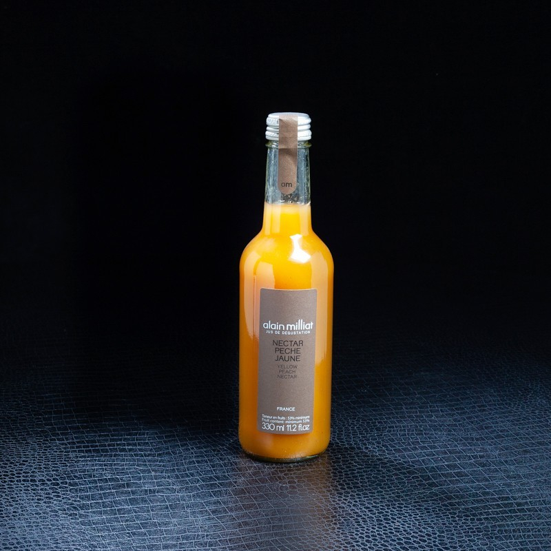 Nectar de pêche jaune Alain Milliat 33cl  Jus de fruits