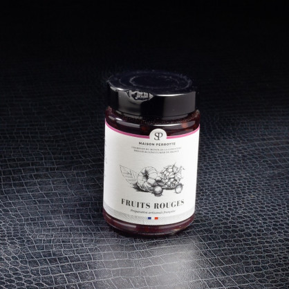 Confiture de fruits rouges 220g Maison Perrotte  Confitures