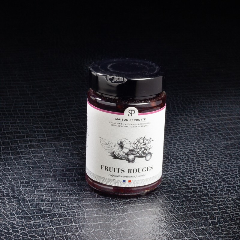 Confiture de fruits rouges 220g Maison Perrotte  Confitures
