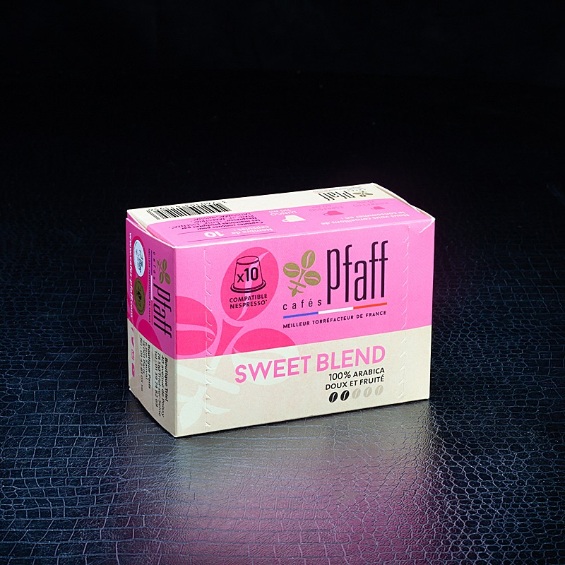 Capsules sweet blend café doux et fruité x10 Pfaff  Capsules et dosettes