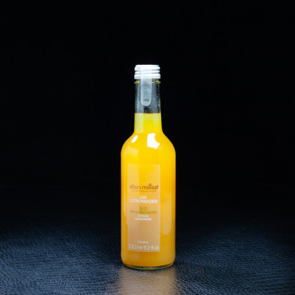 Citronnade bio citron gingembre 33cl Alain Milliat  Jus de fruits