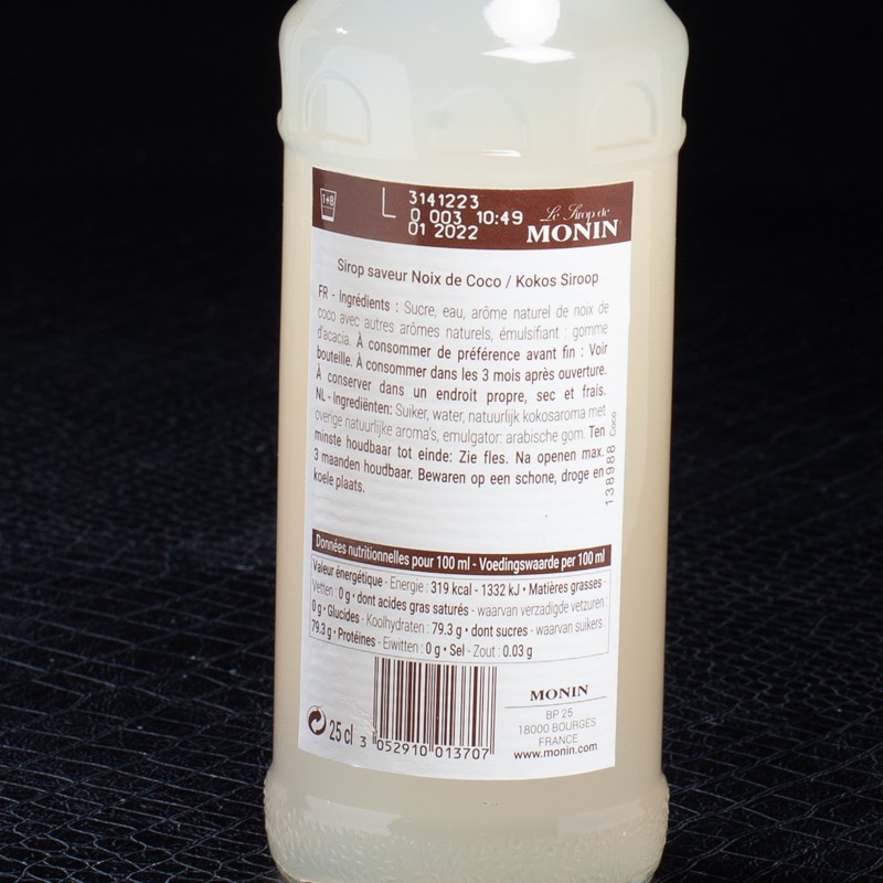 Sirop noix de coco 25cl Monin  Sirops